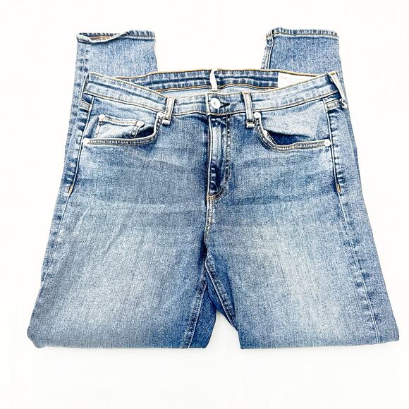 Rag & Bone Cate Mid-Rise Ankle Skinny Denim Jeans Devi Wash Size 30 - Picture 4 of 9